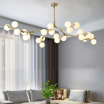 Lio Globe Tree Branch Chandelier