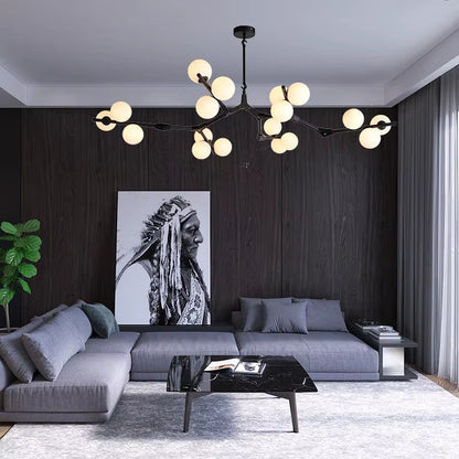 Lio Globe Tree Branch Chandelier