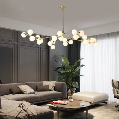 Lio Globe Tree Branch Chandelier