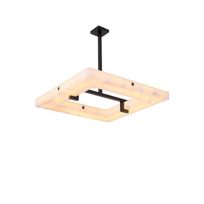 Glacera Square Alabaster Chandelier - Richardrider