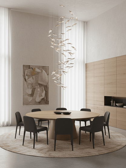 Moonlight Whispers Crystal Spiral Chandelier