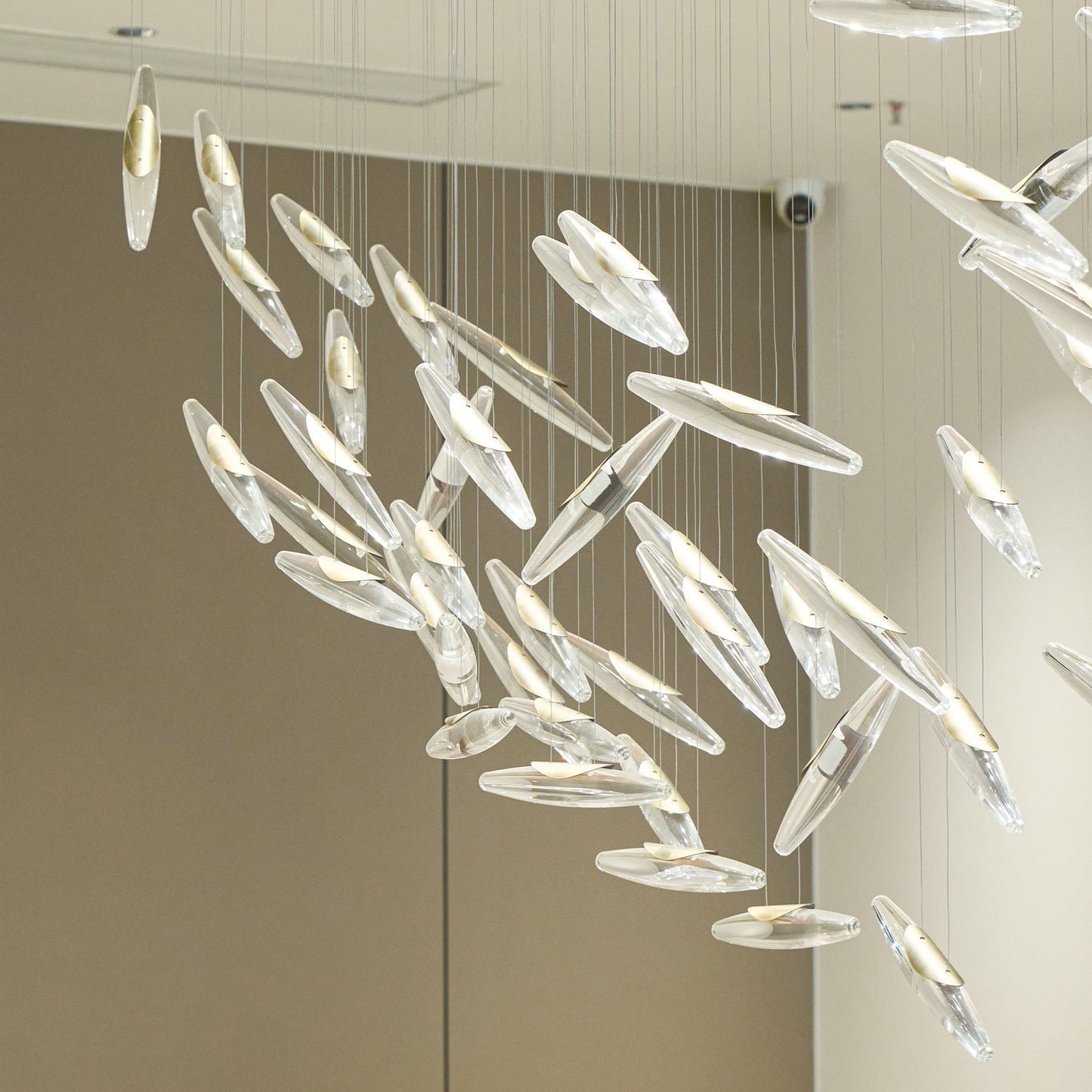 Moonlight Whispers Crystal Spiral Chandelier