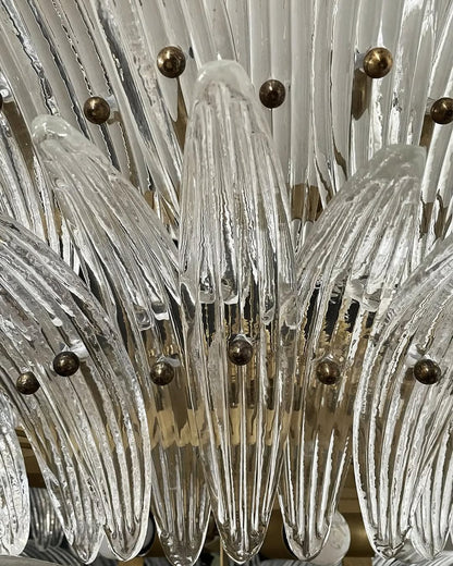 Murano Chandelier – Palmette – 163 glasses – Smoked