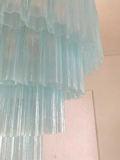 Murano Glass Chandelier – 78 tubes – Opal