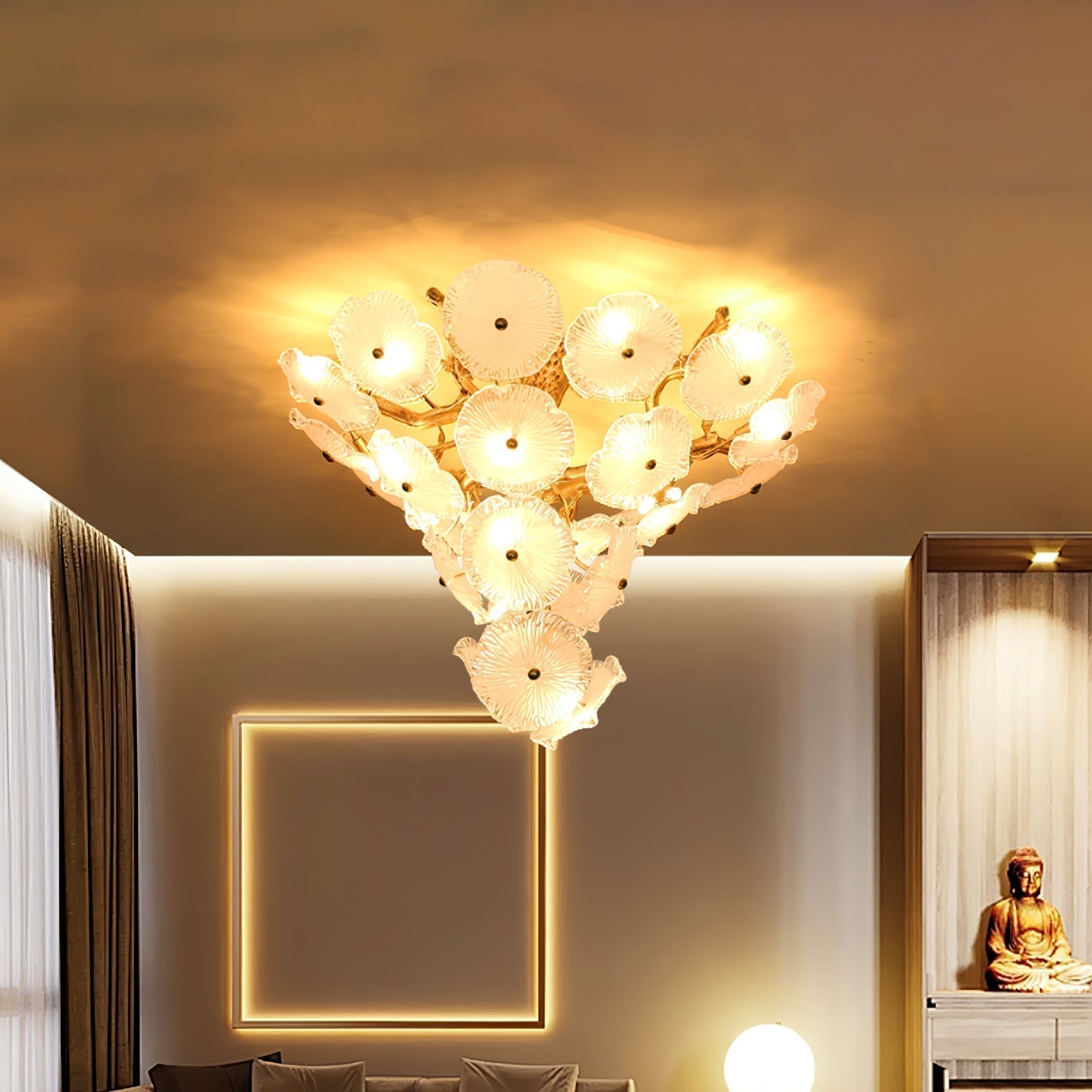 Nenufar Water Lily Chandelier 23.6" 31.5" - Richardrider