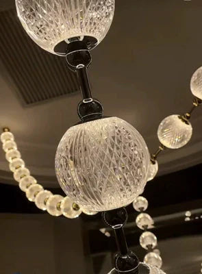 Modern Creative Pearl Necklace Chandelier for Living Room/Staircase/Foyer/Entryway - Richardrider