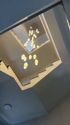 Elegant Flower Chandelier For Foyer/ Staircase - Richardrider
