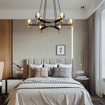 Post-modern Light Luxury Full Brass Chandelier for Living Room/Bedroom - Richardrider