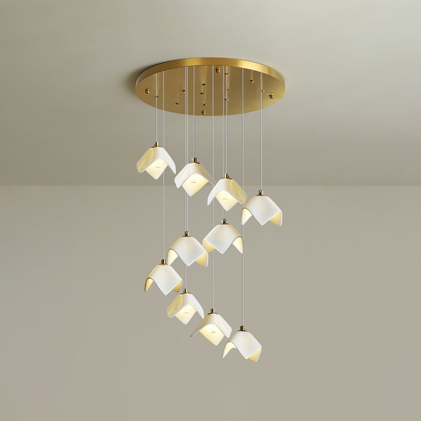 Orlani Cascade Stairs Chandelier