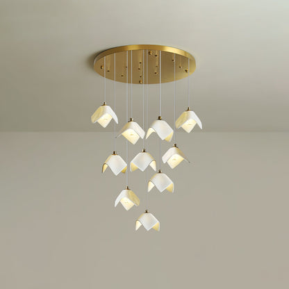 Orlani Cascade Stairs Chandelier