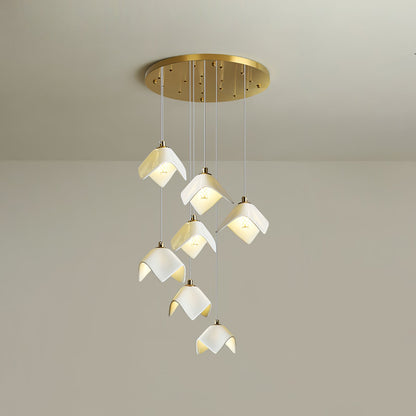 Orlani Cascade Stairs Chandelier