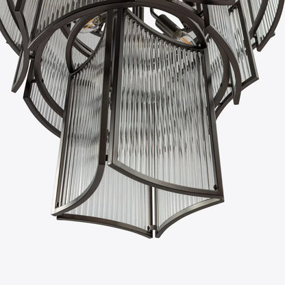 Brass Monte Carlo Grande Chandelier 26.8"
