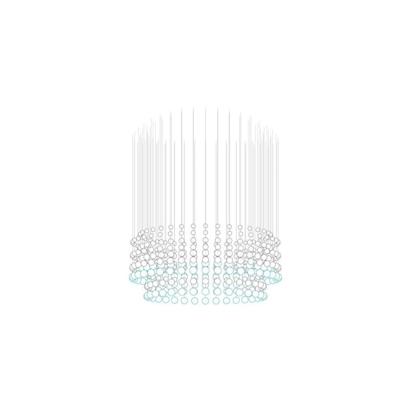Pearl Curtain Customize Chandelier