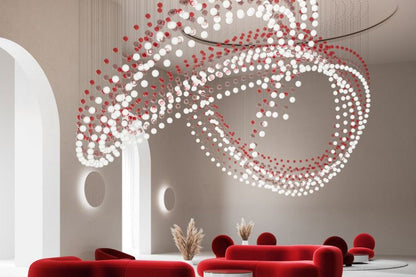 Pearl Curtain Customize Chandelier