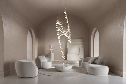 Pearl Curtain Customize Chandelier
