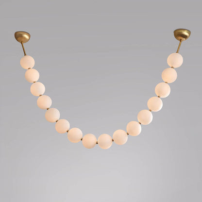 Pearl Necklace Balls Chandelier