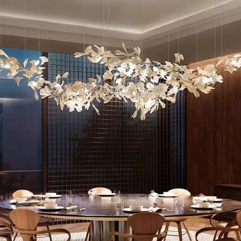 Modern Porcelain Ginkgo Branch Chandelier - Richardrider