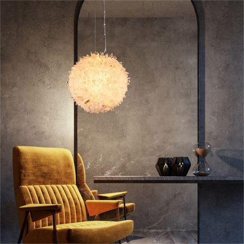 Primary Crystal Cluster Ball Pendant Light - Richardrider