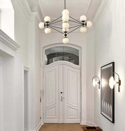 Modo Chandelier - 4 Sided, 15 Globes - Richardrider