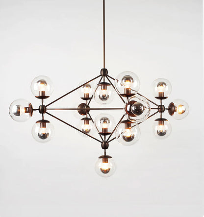 Modo Chandelier - 4 Sided, 15 Globes - Richardrider