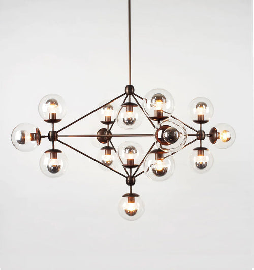 Modo Chandelier - 4 Sided, 15 Globes - Richardrider