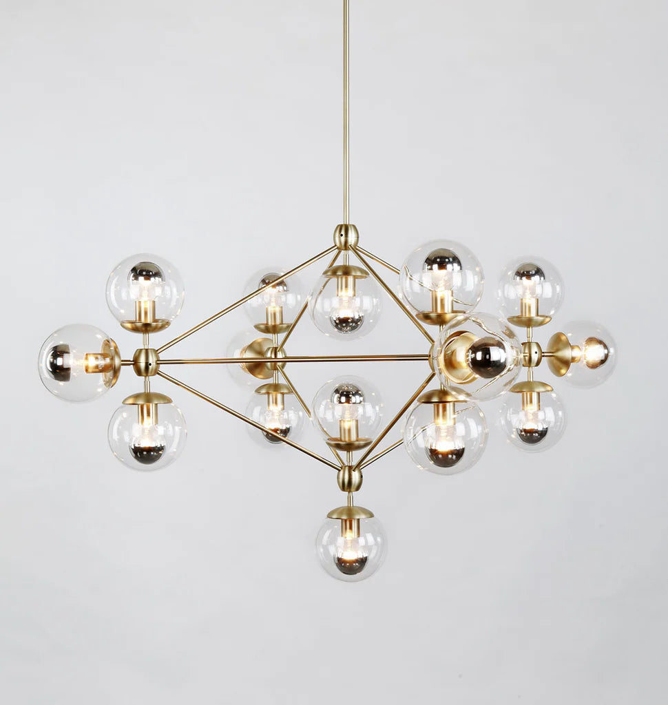 Modo Chandelier - 4 Sided, 15 Globes - Richardrider