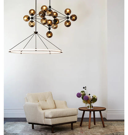 Modo Chandelier - 4 Sided, 15 Globes - Richardrider