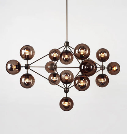 Modo Chandelier - 4 Sided, 15 Globes - Richardrider