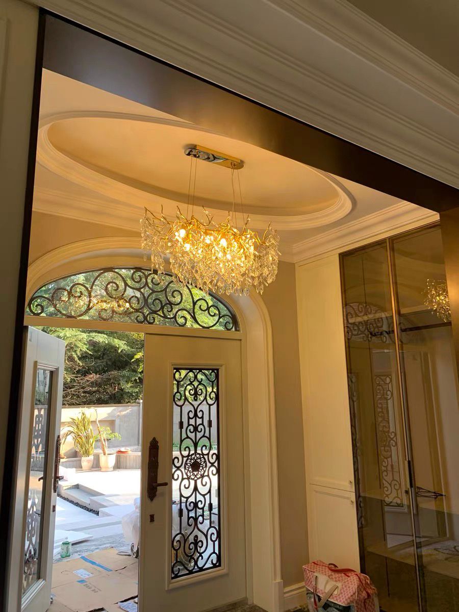 French Branch Elegant Crystal Leaves Chandelier - Richardrider