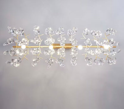 New Flower Romantic Light Luxury Crystal Chandelier for Bedroom / Living / Dining Room