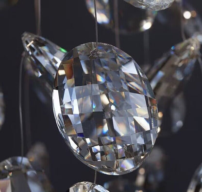 New Flower Romantic Light Luxury Crystal Chandelier for Bedroom / Living / Dining Room