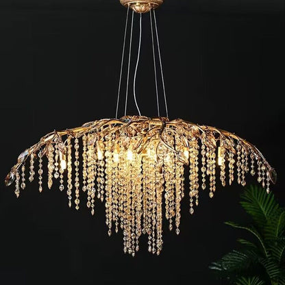 New Luxury Branch Crystal Pendant Chandelier Designer Creative Art Dining Room/Living Room Light Fixture - Richardrider