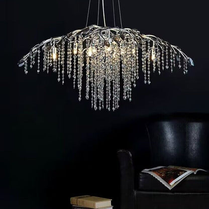 New Luxury Branch Crystal Pendant Chandelier Designer Creative Art Dining Room/Living Room Light Fixture - Richardrider