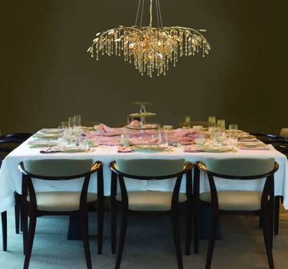 New Luxury Branch Crystal Pendant Chandelier Designer Creative Art Dining Room/Living Room Light Fixture - Richardrider