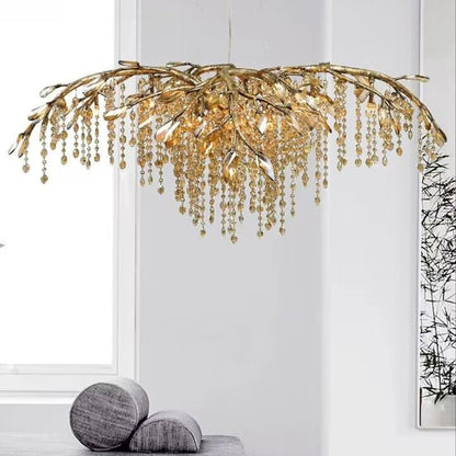 New Luxury Branch Crystal Pendant Chandelier Designer Creative Art Dining Room/Living Room Light Fixture - Richardrider