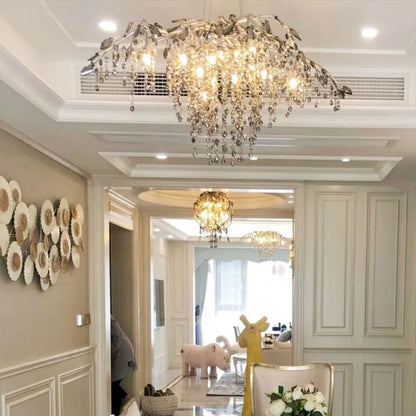 New Luxury Branch Crystal Pendant Chandelier Designer Creative Art Dining Room/Living Room Light Fixture - Richardrider