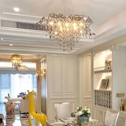New Luxury Branch Crystal Pendant Chandelier Designer Creative Art Dining Room/Living Room Light Fixture - Richardrider