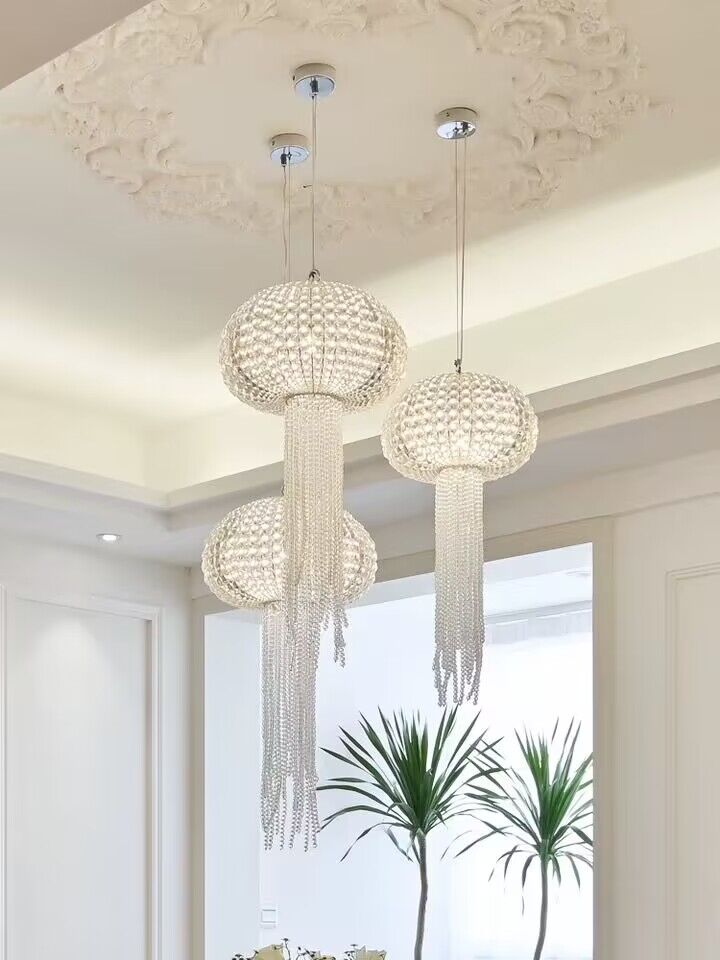 New Designer Model Jellyfish Crystal Pendant Chandelier for Dining Room/Entrway/Bedroom