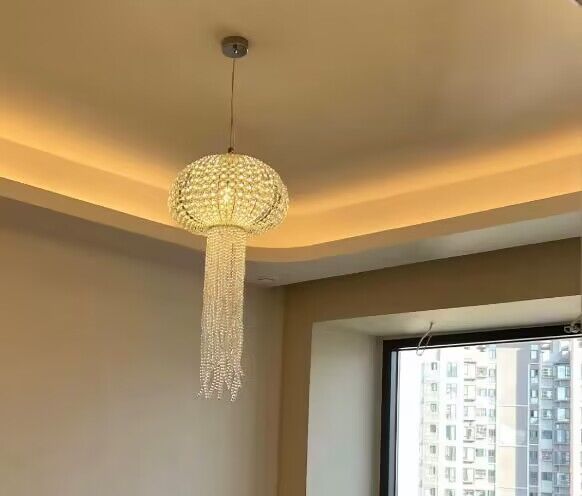 New Designer Model Jellyfish Crystal Pendant Chandelier for Dining Room/Entrway/Bedroom