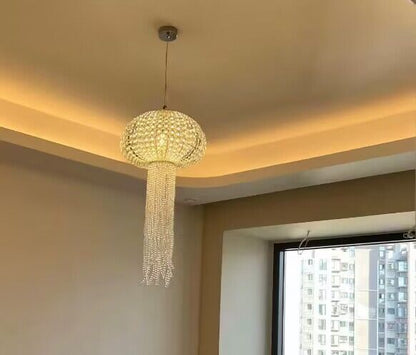 New Designer Model Jellyfish Crystal Pendant Chandelier for Dining Room/Entrway/Bedroom