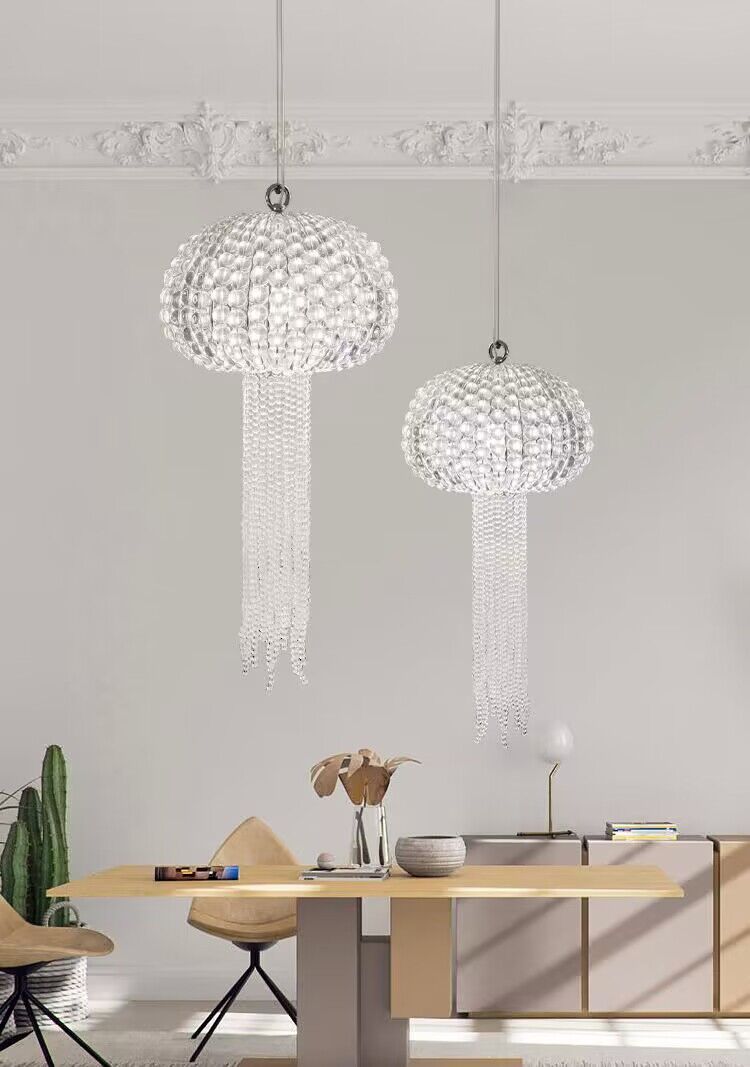 New Designer Model Jellyfish Crystal Pendant Chandelier for Dining Room/Entrway/Bedroom
