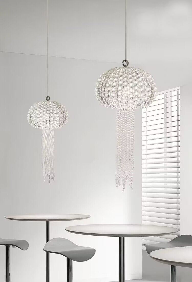 New Designer Model Jellyfish Crystal Pendant Chandelier for Dining Room/Entrway/Bedroom