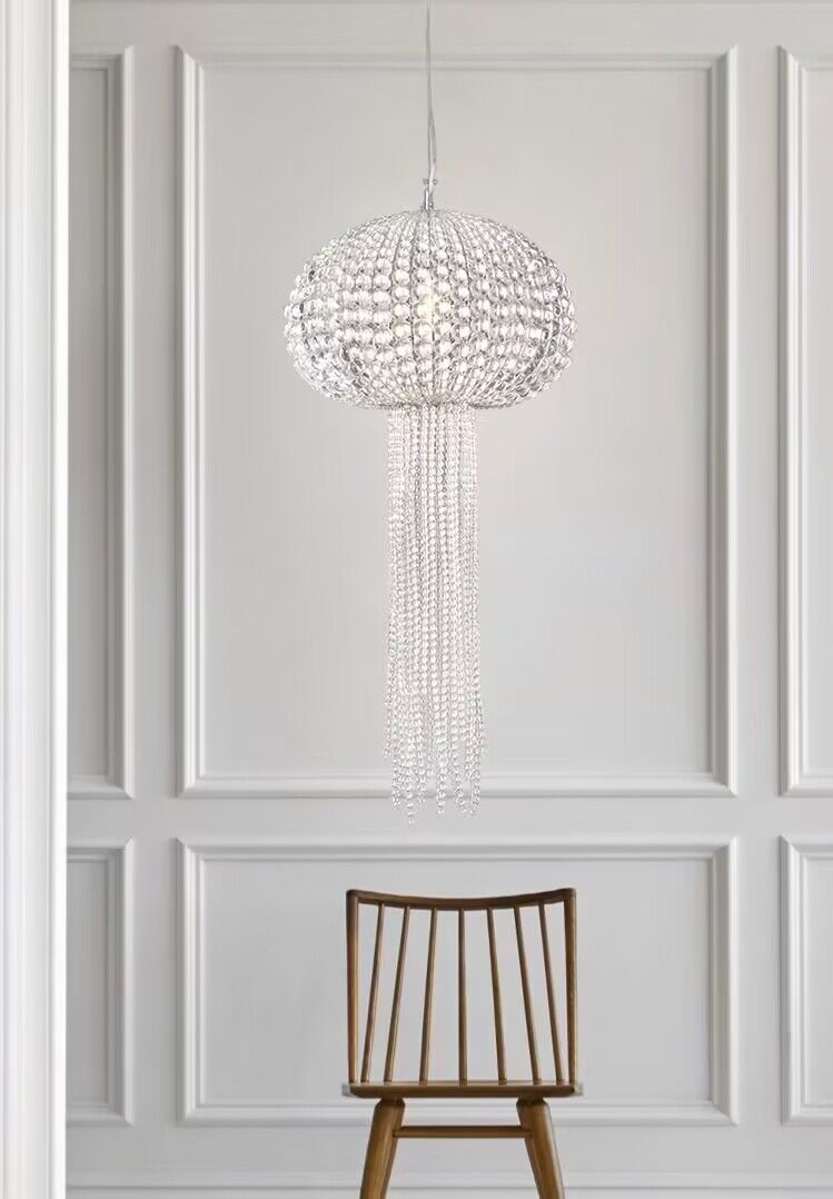 New Designer Model Jellyfish Crystal Pendant Chandelier for Dining Room/Entrway/Bedroom