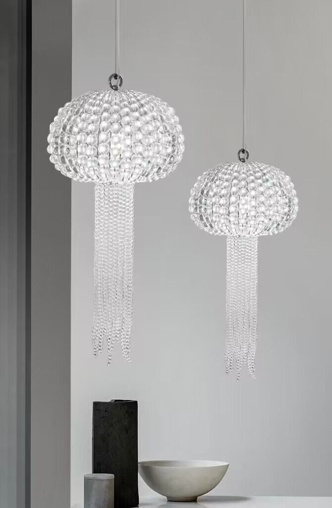 New Designer Model Jellyfish Crystal Pendant Chandelier for Dining Room/Entrway/Bedroom
