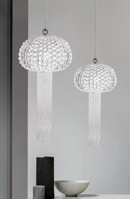 New Designer Model Jellyfish Crystal Pendant Chandelier for Dining Room/Entrway/Bedroom