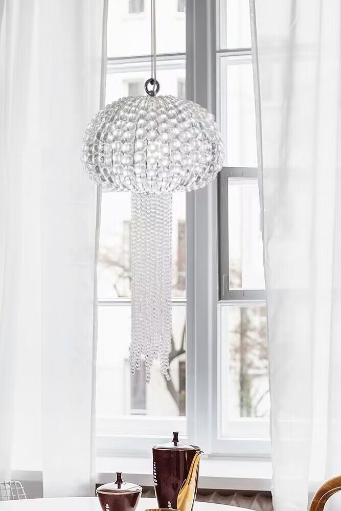 New Designer Model Jellyfish Crystal Pendant Chandelier for Dining Room/Entrway/Bedroom