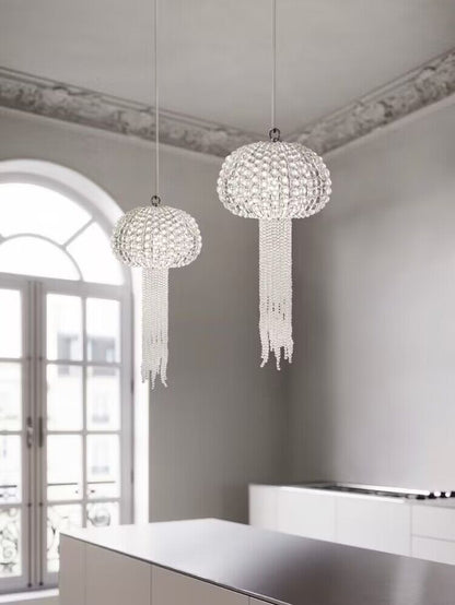 New Designer Model Jellyfish Crystal Pendant Chandelier for Dining Room/Entrway/Bedroom