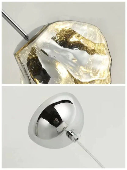 Modern Rock Acrylic Special Shape Pendant Lighting