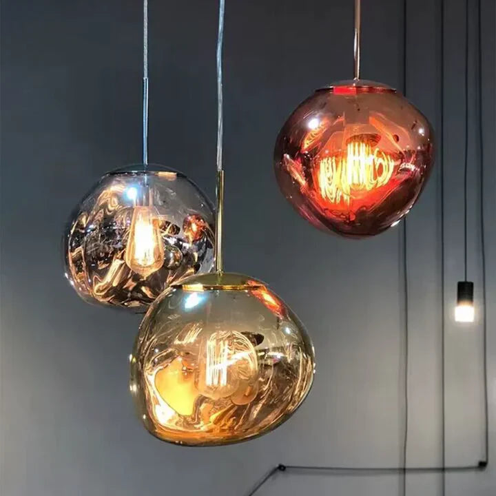 Modern Rock Acrylic Special Shape Pendant Lighting