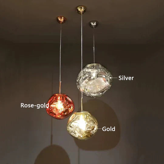 Modern Rock Acrylic Special Shape Pendant Lighting